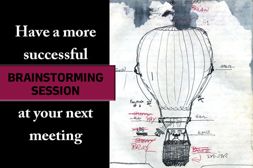 How to Have Efficient Brainstorming Sessions